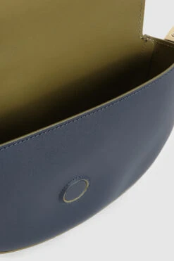 Woolrich Borsa A Tracolla In Pelle - Donna - Blu -Offerta Economica Vestiario CFWWBA0059FRUT3152 3989 4