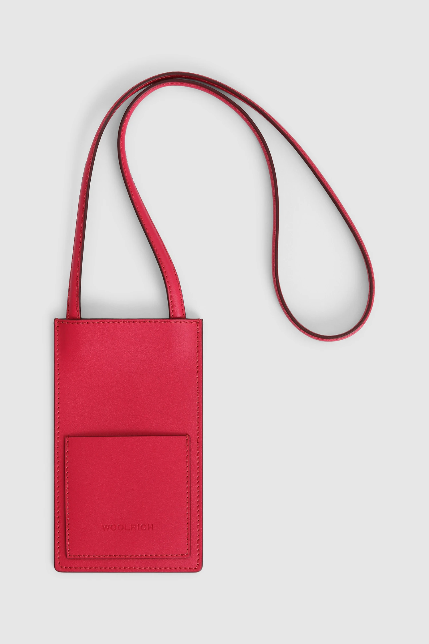 Woolrich Porta Cellullare In Pelle - Donna - Rosa 3 Woolrich Porta Cellullare In Pelle - Donna - Rosa