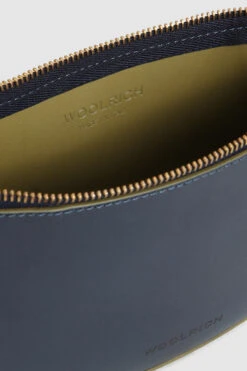 Woolrich Borsa Piccola In Pelle - Donna - Blu -Offerta Economica Vestiario CFWWBA0061FRUT3152 3989 4