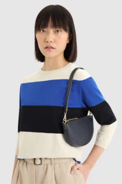 Woolrich Borsa Piccola In Pelle - Donna - Blu -Offerta Economica Vestiario CFWWBA0061FRUT3152 3989 5