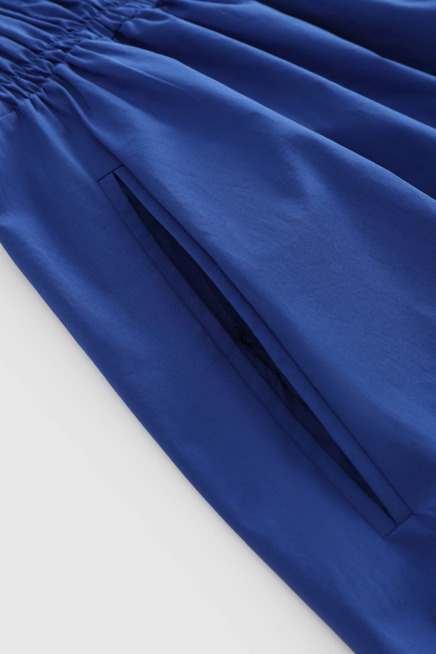 Woolrich Vestito In Popeline Di Cotone Con Tasche Laterali - Donna - Blu 8 Woolrich Vestito In Popeline Di Cotone Con Tasche Laterali - Donna - Blu - immagine 6