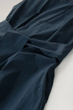 Woolrich Vestito Midi In Popeline Di Puro Cotone - Donna - Blu -Offerta Economica Vestiario CFWWDR0100FRUT3027 3989 6