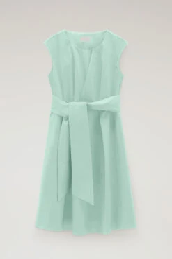 Woolrich Vestito Midi In Popeline Di Puro Cotone - Donna - Verde -Offerta Economica Vestiario CFWWDR0100FRUT3027 6585 4