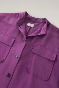 Woolrich Vestito Utility In Misto Lino - Donna - Lilla 15 Woolrich Vestito Utility In Misto Lino - Donna - Lilla -Offerta Economica Vestiario CFWWDR0112FRUT3043 4375 5