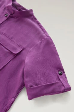 Woolrich Vestito Utility In Misto Lino - Donna - Lilla 16 Woolrich Vestito Utility In Misto Lino - Donna - Lilla -Offerta Economica Vestiario CFWWDR0112FRUT3043 4375 6