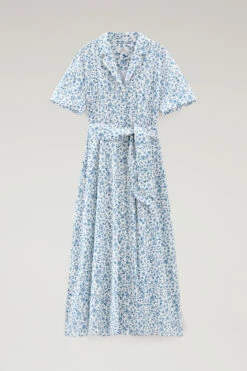 Woolrich Vestito Chemisier Lungo In Puro Cotone - Donna - Bianco -Offerta Economica Vestiario CFWWDR0121FRUT3364 8743 4