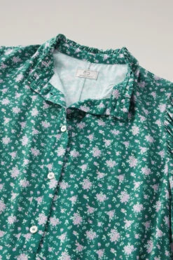 Woolrich Vestito Con Stampa Floreale - Donna - Verde -Offerta Economica Vestiario CFWWDR0122FRUT3360 631 5
