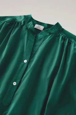 Woolrich Vestito Corto In Popeline Di Puro Cotone Con Pinces - Donna - Verde 15 Woolrich Vestito Corto In Popeline Di Puro Cotone Con Pinces - Donna - Verde -Offerta Economica Vestiario CFWWDR0132FRUT3027 631 5