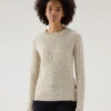 Woolrich Maglia Girocollo A Coste In Puro Cotone - Donna - Beige 1 Woolrich Maglia Girocollo A Coste In Puro Cotone - Donna - Beige -Offerta Economica Vestiario CFWWKN0208FRUF0615 824