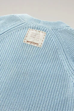 Woolrich Cardigan In Puro Cotone Tinto In Capo Naturalmente - Donna - Blu 21 Woolrich Cardigan In Puro Cotone Tinto In Capo Naturalmente - Donna - Blu -Offerta Economica Vestiario CFWWKN0210FRUF0670 30052 8