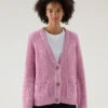 Woolrich Cardigan In Puro Cotone Tinto In Capo Naturalmente - Donna - Rosa 1 Woolrich Cardigan In Puro Cotone Tinto In Capo Naturalmente - Donna - Rosa -Offerta Economica Vestiario CFWWKN0210FRUF0670 4376