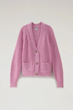 Woolrich Cardigan In Puro Cotone Tinto In Capo Naturalmente - Donna - Rosa 16 Woolrich Cardigan In Puro Cotone Tinto In Capo Naturalmente - Donna - Rosa -Offerta Economica Vestiario CFWWKN0210FRUF0670 4376 4