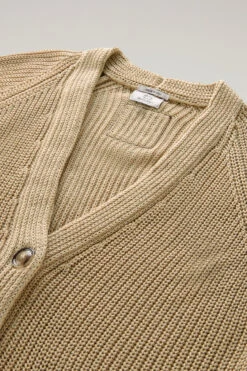 Woolrich Cardigan In Puro Cotone Tinto In Capo Naturalmente - Donna - Bianco 17 Woolrich Cardigan In Puro Cotone Tinto In Capo Naturalmente - Donna - Bianco -Offerta Economica Vestiario CFWWKN0210FRUF0670 8743 5