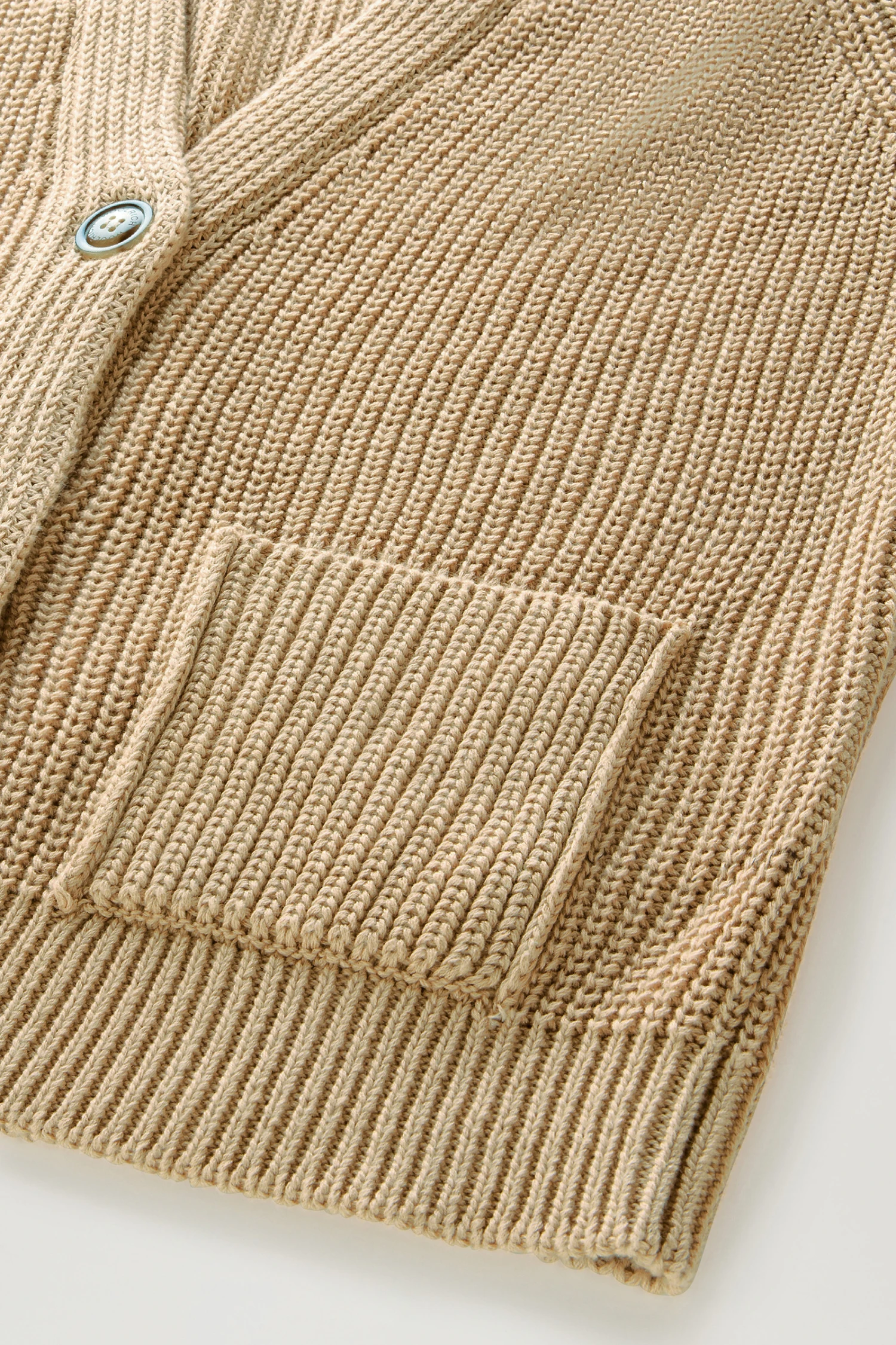 Woolrich Cardigan In Puro Cotone Tinto In Capo Naturalmente - Donna - Bianco 10 Woolrich Cardigan In Puro Cotone Tinto In Capo Naturalmente - Donna - Bianco - immagine 8