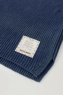 Woolrich Maglia Girocollo In Puro Cotone Tinto In Capo Naturalmente - Donna - Blu -Offerta Economica Vestiario CFWWKN0211FRUF0670 313 6