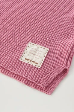 Woolrich Maglia Girocollo In Puro Cotone Tinto In Capo Naturalmente - Donna - Rosa -Offerta Economica Vestiario CFWWKN0211FRUF0670 4376 6