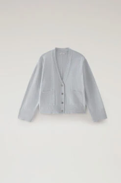 Woolrich Cardigan In Misto Cotone E Cashmere - Donna - Grigio -Offerta Economica Vestiario CFWWKN0226FRUF0688 117 4