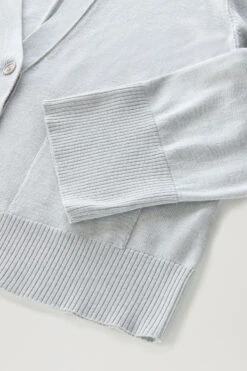Woolrich Cardigan In Misto Cotone E Cashmere - Donna - Grigio -Offerta Economica Vestiario CFWWKN0226FRUF0688 117 6
