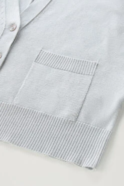 Woolrich Cardigan In Misto Cotone E Cashmere - Donna - Grigio -Offerta Economica Vestiario CFWWKN0226FRUF0688 117 7