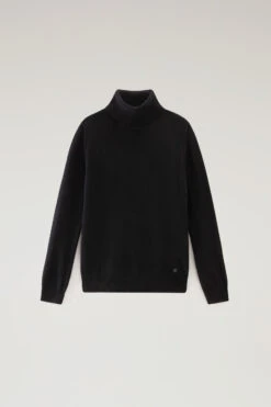 Woolrich Maglione A Collo Alto In Misto Lana E Cashmere - Donna - Nero 14 Woolrich Maglione A Collo Alto In Misto Lana E Cashmere - Donna - Nero -Offerta Economica Vestiario CFWWKN0247FRUF0603 100 4