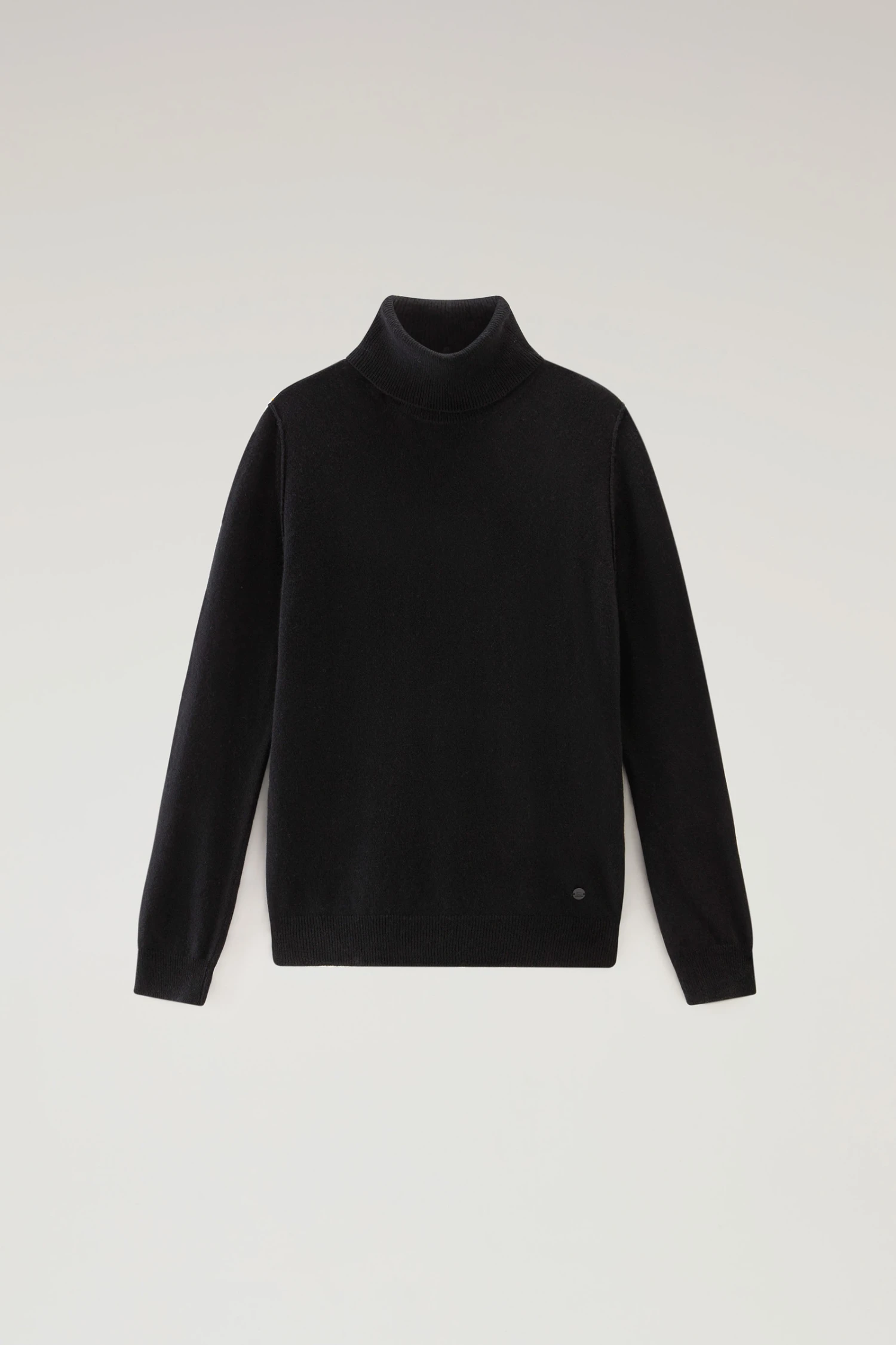 Woolrich Maglione A Collo Alto In Misto Lana E Cashmere - Donna - Nero 7 Woolrich Maglione A Collo Alto In Misto Lana E Cashmere - Donna - Nero - immagine 5