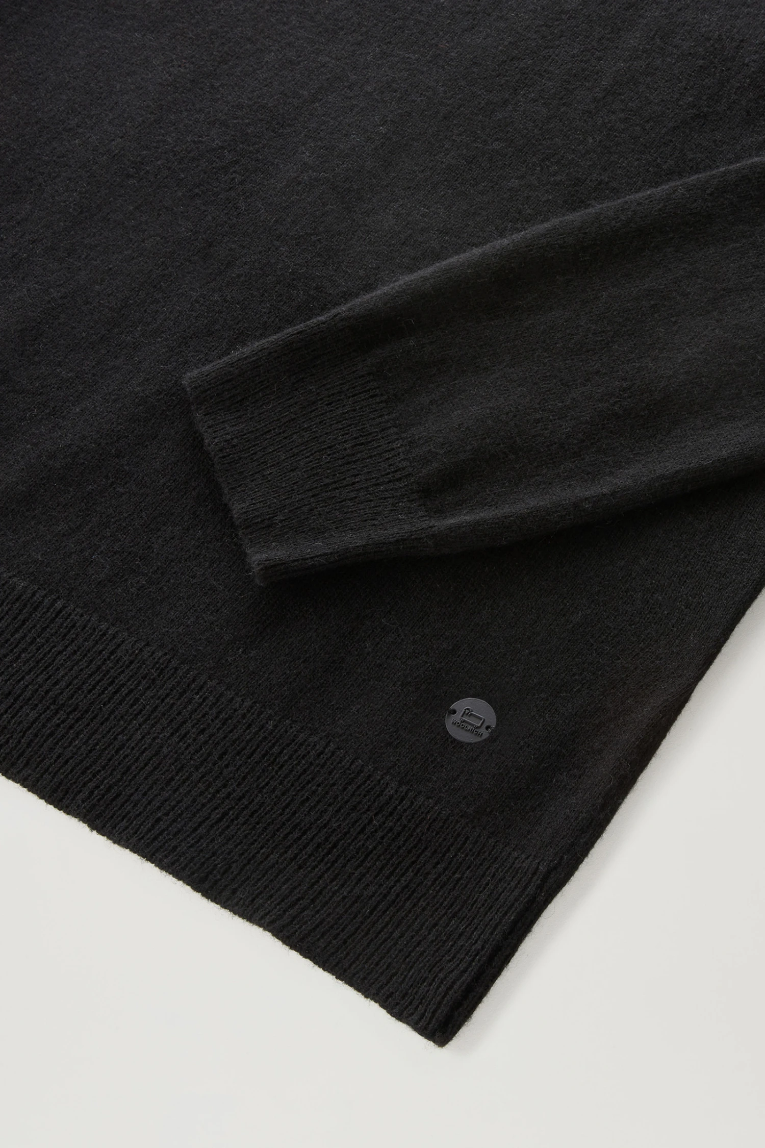 Woolrich Maglione A Collo Alto In Misto Lana E Cashmere - Donna - Nero 9 Woolrich Maglione A Collo Alto In Misto Lana E Cashmere - Donna - Nero - immagine 7