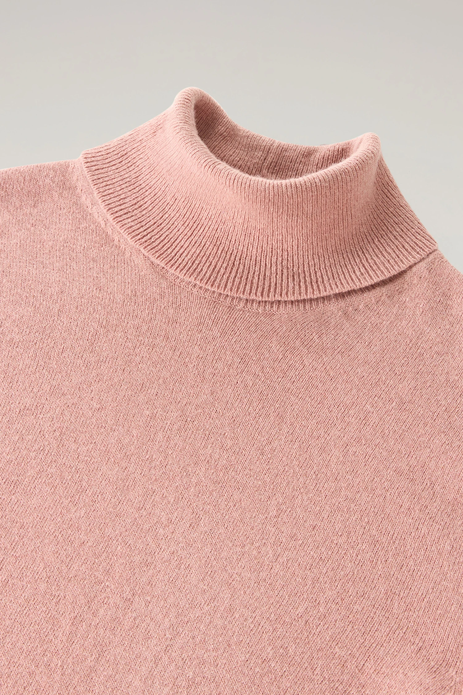 Woolrich Maglione A Collo Alto In Misto Lana E Cashmere - Donna - Rosa 8 Woolrich Maglione A Collo Alto In Misto Lana E Cashmere - Donna - Rosa - immagine 6