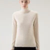 Woolrich Maglione A Collo Alto In Misto Lana E Cashmere - Donna - Bianco 2 Woolrich Maglione A Collo Alto In Misto Lana E Cashmere - Donna - Bianco -Offerta Economica Vestiario CFWWKN0247FRUF0603 8743