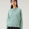 Woolrich Maglia Girocollo In Misto Lana E Cashmere - Donna - Verde 2 Woolrich Maglia Girocollo In Misto Lana E Cashmere - Donna - Verde -Offerta Economica Vestiario CFWWKN0253FRUF0603 1222