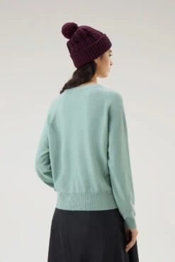 Woolrich Maglia Girocollo In Misto Lana E Cashmere - Donna - Verde 12 Woolrich Maglia Girocollo In Misto Lana E Cashmere - Donna - Verde -Offerta Economica Vestiario CFWWKN0253FRUF0603 1222 2