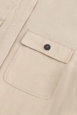 Woolrich Giacca Camicia Outdoor In Misto Lino - Donna - Beige -Offerta Economica Vestiario CFWWOS0057FRUT3043 8925 5