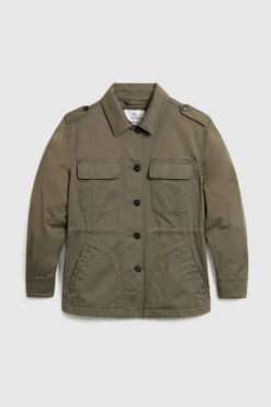 Woolrich Giacca Camicia In Cotone Elasticizzato - Donna - Verde -Offerta Economica Vestiario CFWWOS0060FRUT3028 6291 3