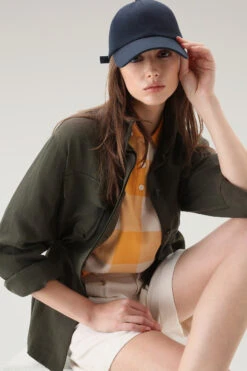 Woolrich Giacca A Camicia Utility In Misto Lino - Donna - Verde -Offerta Economica Vestiario CFWWOS0078FRUT3043 614 3