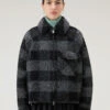 Woolrich Giacca A Camicia Gentry In Misto Lana Con Zip - Donna - Nero