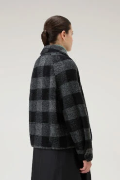 Woolrich Giacca A Camicia Gentry In Misto Lana Con Zip - Donna - Nero -Offerta Economica Vestiario CFWWOS0089FRUT3155 1486 2