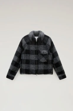 Woolrich Giacca A Camicia Gentry In Misto Lana Con Zip - Donna - Nero -Offerta Economica Vestiario CFWWOS0089FRUT3155 1486 4