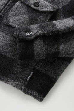 Woolrich Giacca A Camicia Gentry In Misto Lana Con Zip - Donna - Nero -Offerta Economica Vestiario CFWWOS0089FRUT3155 1486 6