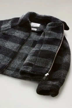 Woolrich Giacca A Camicia Gentry In Misto Lana Con Zip - Donna - Nero -Offerta Economica Vestiario CFWWOS0089FRUT3155 1486 7