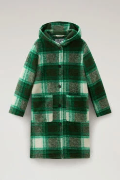 Woolrich Cappotto Gentry In Misto Lana Con Cappuccio - Donna - Verde 15 Woolrich Cappotto Gentry In Misto Lana Con Cappuccio - Donna - Verde -Offerta Economica Vestiario CFWWOS0090FRUT3155 6541 4