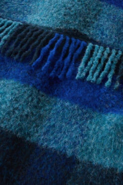 Woolrich Giacca A Camicia Con Frange In Misto Lana E Alpaca - Donna - Blu -Offerta Economica Vestiario CFWWOS0092FRUT3494 3982 8