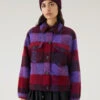 Woolrich Giacca A Camicia Con Frange In Misto Lana E Alpaca - Donna - Lilla -Offerta Economica Vestiario CFWWOS0092FRUT3494 4390