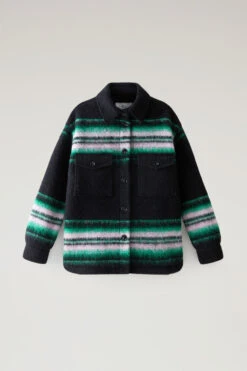 Woolrich Giacca A Camicia Gentry In Misto Lana - Donna - Nero -Offerta Economica Vestiario CFWWOS0100FRUT3610 1514 4