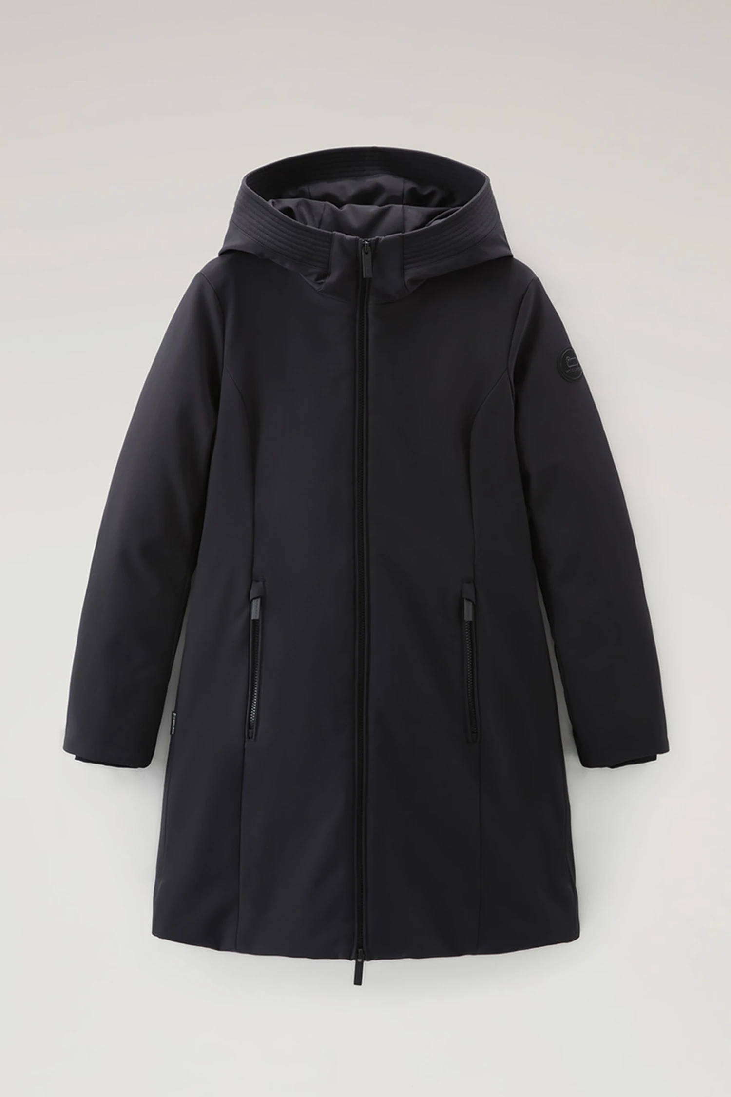 Woolrich Firth Parka In Softshell - Donna - Nero 7 Woolrich Firth Parka In Softshell - Donna - Nero - immagine 5