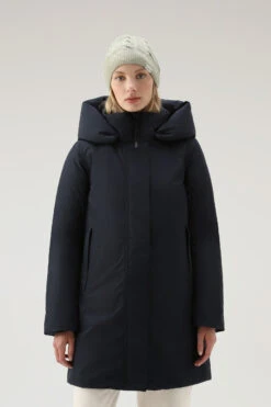 Woolrich Marshall Parka Impermeabile In GORE-TEX - Donna - Blu