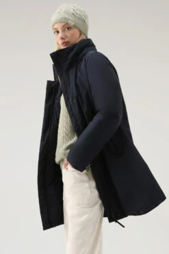 Woolrich Marshall Parka Impermeabile In GORE-TEX - Donna - Blu -Offerta Economica Vestiario CFWWOU0503FRUT2698 3989 3