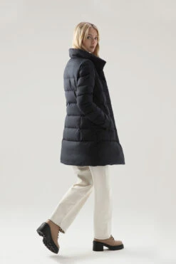 Woolrich Prescott Parka Luxe 2 In 1 - Donna - Blu -Offerta Economica Vestiario CFWWOU0516FRUT2346 3989 3