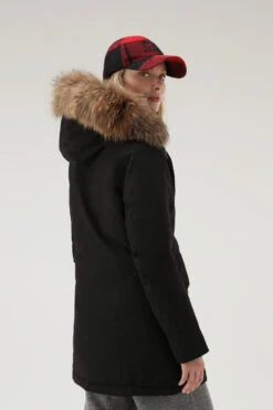 Woolrich Arctic Parka In Ramar Cloth Con Pelliccia Removibile - Donna - Nero -Offerta Economica Vestiario CFWWOU0538FRUT0001 BLK 2