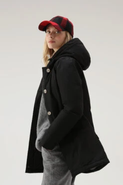 Woolrich Arctic Parka In Ramar Cloth Con Pelliccia Removibile - Donna - Nero -Offerta Economica Vestiario CFWWOU0538FRUT0001 BLK 3