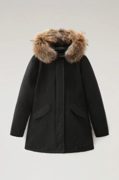 Woolrich Arctic Parka In Ramar Cloth Con Pelliccia Removibile - Donna - Nero -Offerta Economica Vestiario CFWWOU0538FRUT0001 BLK 4