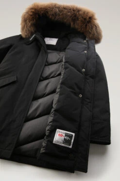 Woolrich Arctic Parka In Ramar Cloth Con Pelliccia Removibile - Donna - Nero -Offerta Economica Vestiario CFWWOU0538FRUT0001 BLK 9
